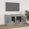 VidaXL TV Cabinet Sonoma Grey 80x35x45 Cm Engineered Wood 819858