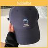 Trendy Embroidered Dolphin Hat With Wide Brim For Casual Outdoor Wear