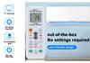 K-1028E 1000 In 1 Universal Air Conditioner LCD A/C Remote Control For Haier Geli Hitachi Panasonic Sharp Midea Fujitsu Guqiao
