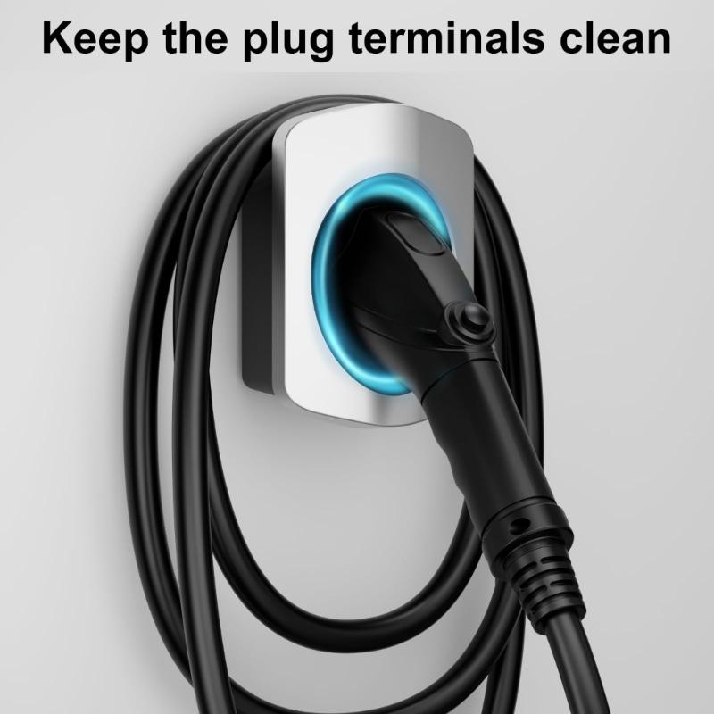 EV Chargers Holder Electric Car Chargers Wall Mount Chargers Station Dock Organizes Cable Safely Secures Plugs Position
