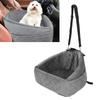 Dog Booster Seat Water Resistant Elevated Pet Car Seat High Density Sponge Filling Detachable Dog