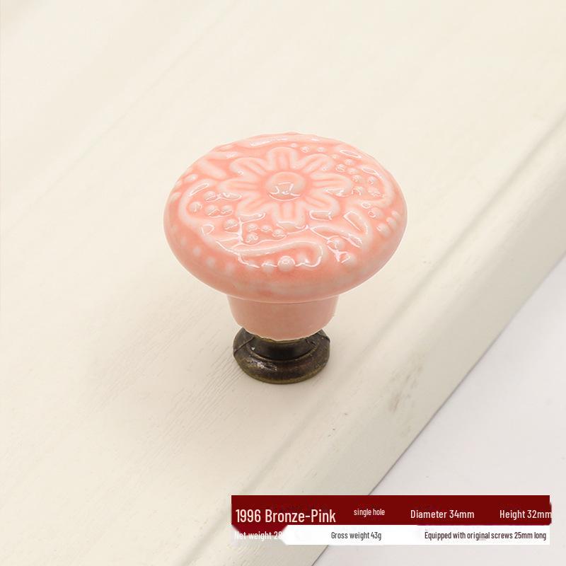 Круглая ручка из цинкового сплава для шкафа для кухни и мебели