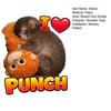 Защитные наклейки 'Punch The Monkey' для автомобиля, ноутбука. Милая обезьянка, держащая плюшевую игрушку. Виниловые наклейки. Легко наклеивать/снимать. Веселый декор для детской комнаты