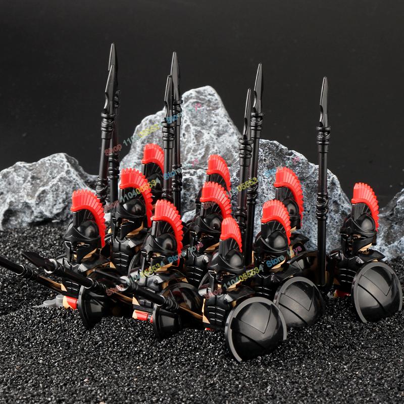 Movie Series Orc Uruk-hai Army Action Figures Mini Bricks Doll Assemble Building Blocks MOC DIY Toys for kid gift