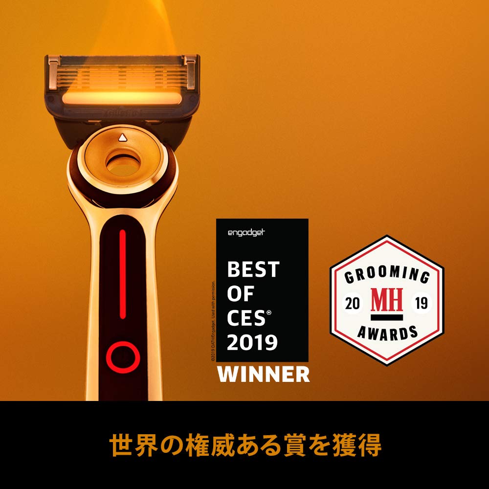 Сменные лезвия для бритья Gillette Labs Heated Laser, для мужчин, 4 сменных лезвия