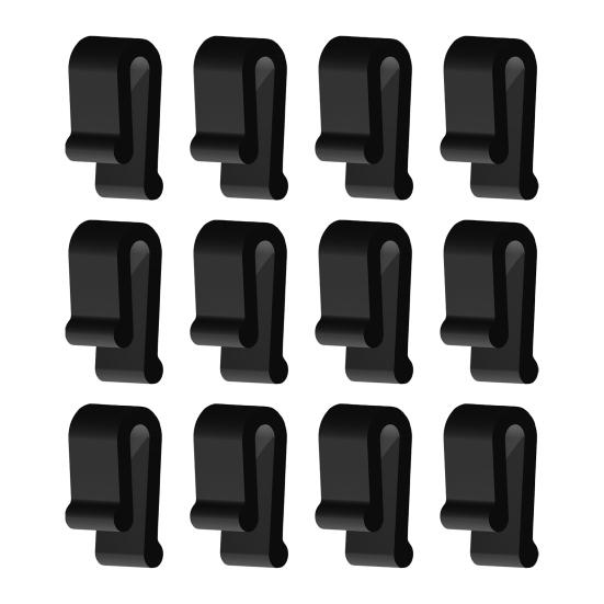4/6/8/12Pcs Dutch Oven Lid Protector Clips Silicone Cutlery Protection Clip Stackable Easy to Clean Cookware Bumpers for Pots U-Shaped Design