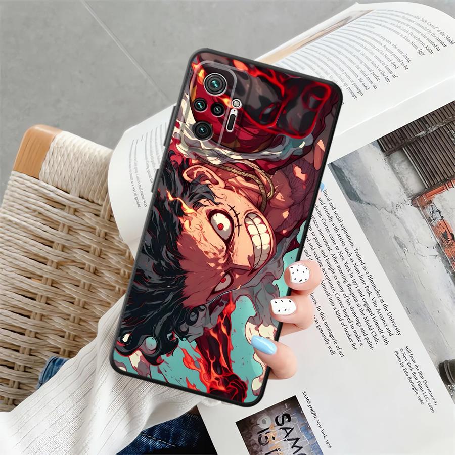 Чехол для Xiaomi Redmi Note 10S 12S 11S 11 13 12 Pro Plus 10 9 8 Pro 9s Funda Чехол для телефона Луффи Ван Пис