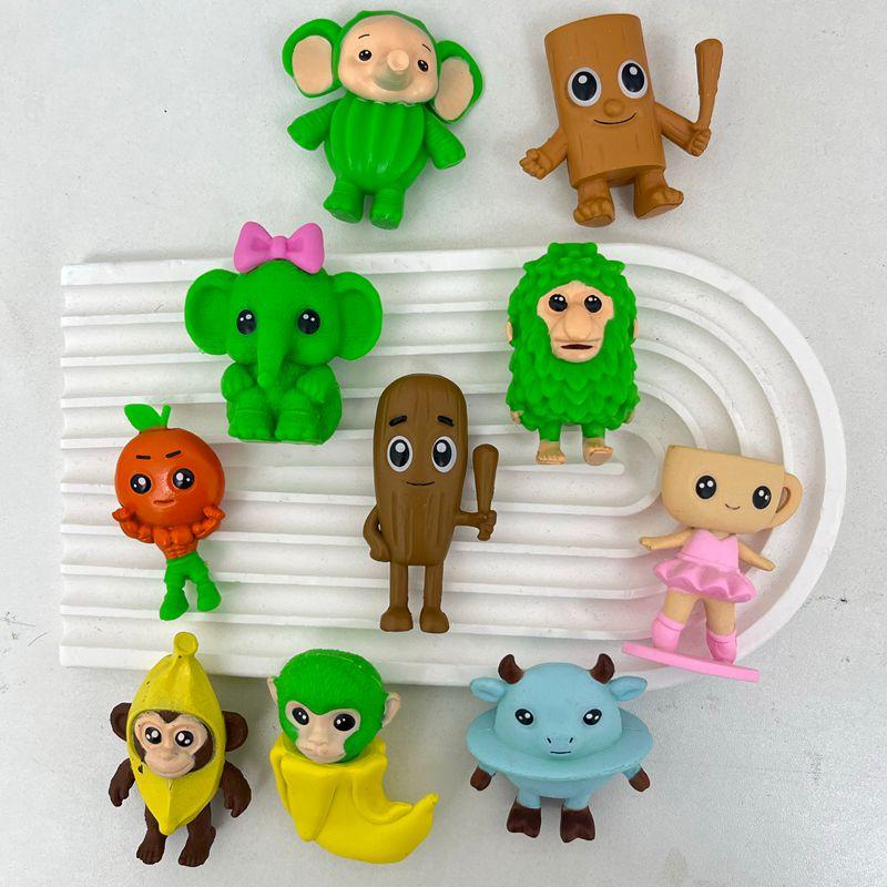 8 шт./набор Итальянский маразм Украшение Настольное украшение Тунг Тунг Тунг Сахур Фигурка Украшение для дома Тралалеро Тралала Фигурка