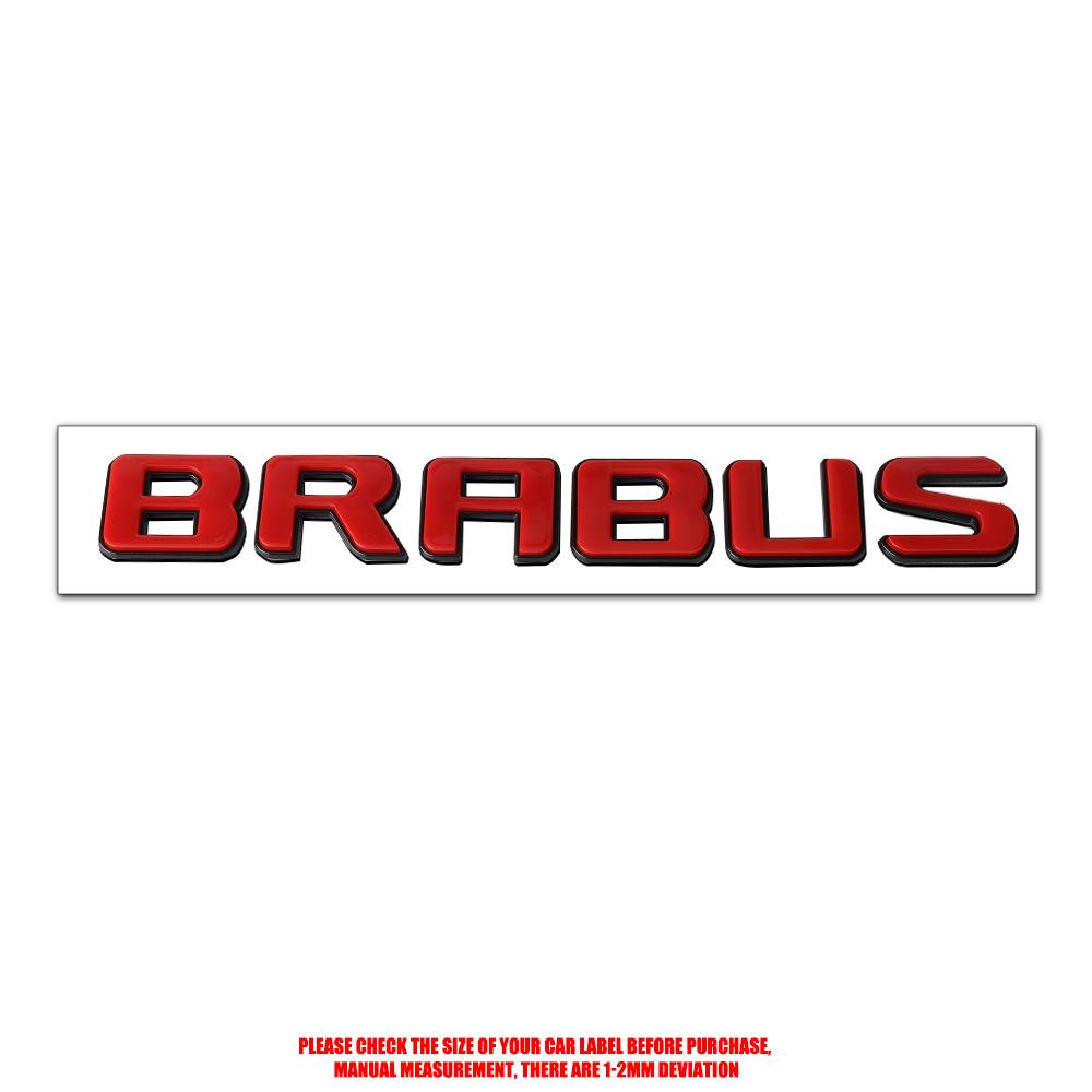 GLC GLB 1pc Rear Emblem For Brabus Sticker Letter Badge Trunk Sticker Rear Sticker For Brabus Mercedes Benz W463 W464 W205 W212