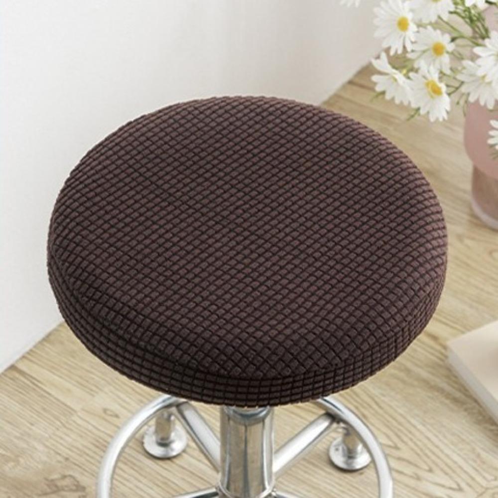 Wear-resistant Slipcover Soft Elastic Bar Stool Covers Round Stool Chair Cover Bar Counter