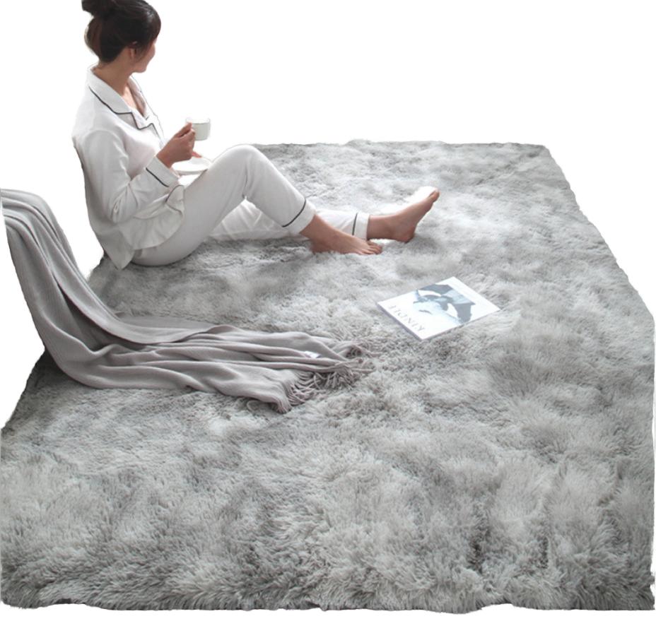 Hot Selling Fluffy Shaggy Antimicrobial Carpet Soft Safety Mats for Children Decor Area Rugs Carpet Floor Mat