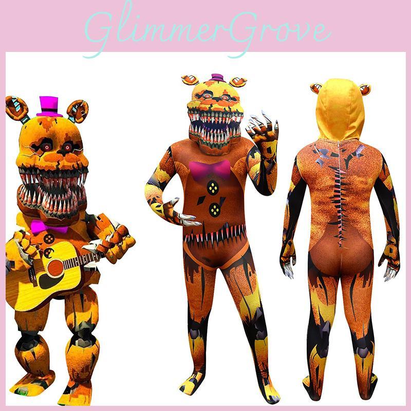 Костюм для детского косплея «Пять ночей с Фредди» на Хэллоуин, маскарадный костюм