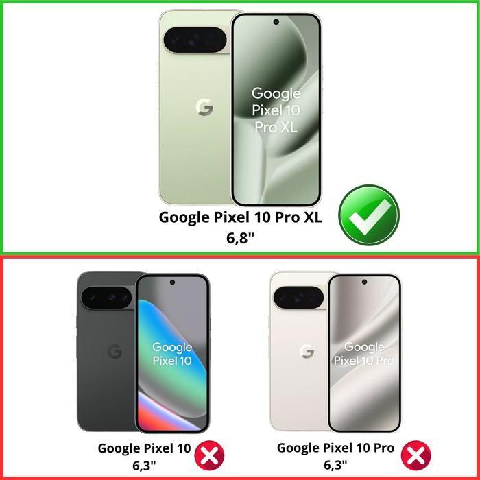 Protection Caméra - PHONILLICO - Google Pixel 10 Pro XL - Lot de 2 - Verre Trempé - Résistant aux rayures
