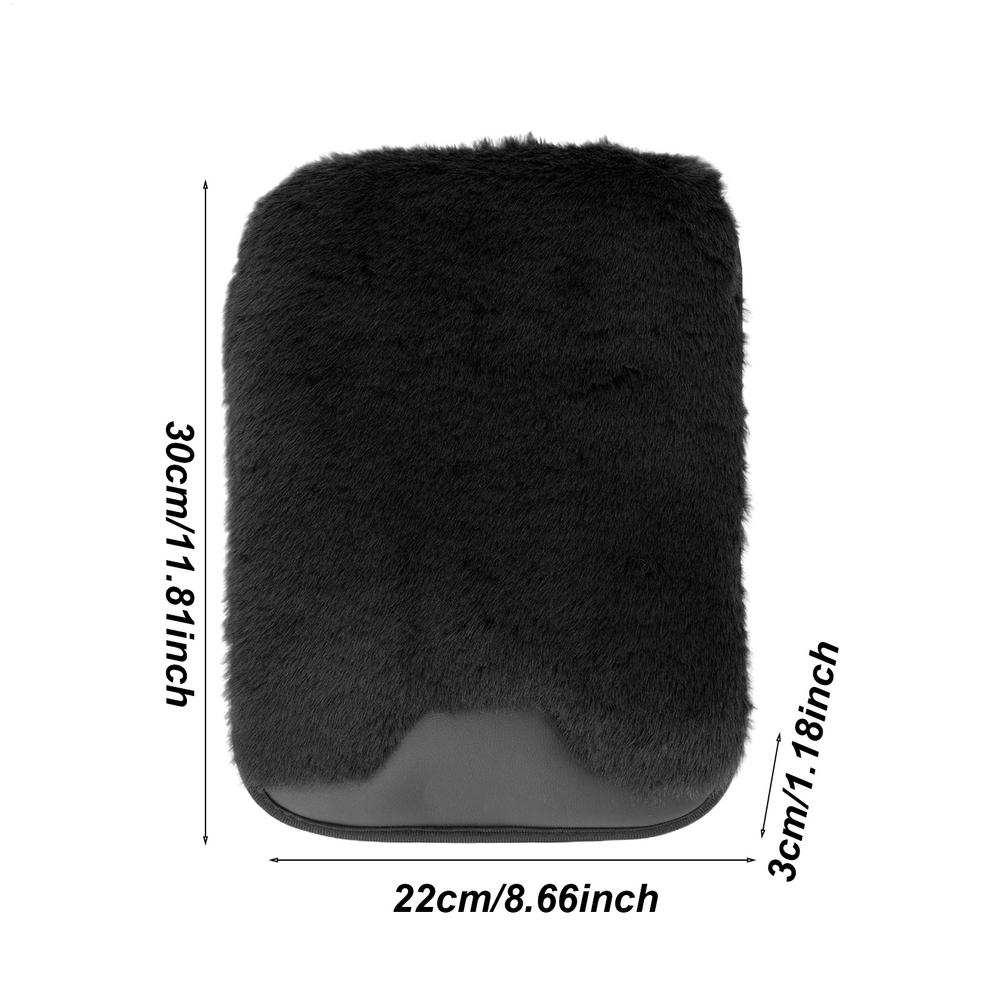 Чехол на подлокотник автомобиля, плюшевая защитная накладка на центральную консоль, подушка для подлокотника для автомобиля, для грузовика, для интерьера транспортного средства, для женщин, для мужчин, для офисного кресла