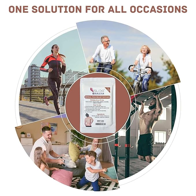 Травяной пластырь для снятия боли УПАКОВКА ИЗ 8 XL-ПЛАСТЫРЕЙ