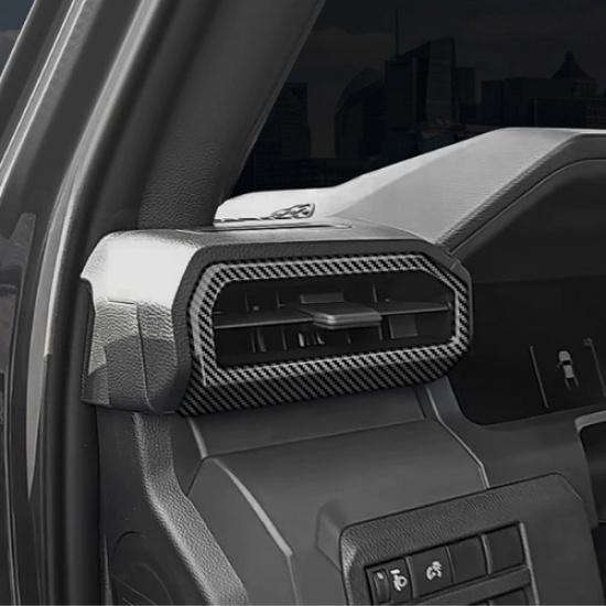 For Toyota Tacoma 2024-2025 Dashboard Air Vent Cover Trim Carbon fiber Kit