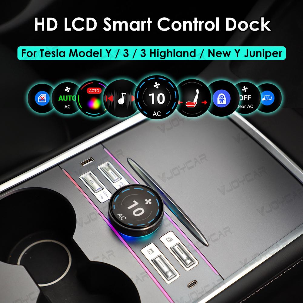 Новое поступление LCD Интеллектуальные кнопки Ручка для Tesla Model 3 Y 3 Highland Новый Y Juniper Порт USB Type-C Док-станция с физическим управлением