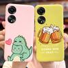 Чехол для Oppo A78 4G CPH2565 Милый Модный Мультяшный Расписной Чехол Мягкий Силиконовый Чехол для Телефона Для Oppo A78 A78 OppoA78 5G Матовый Coque