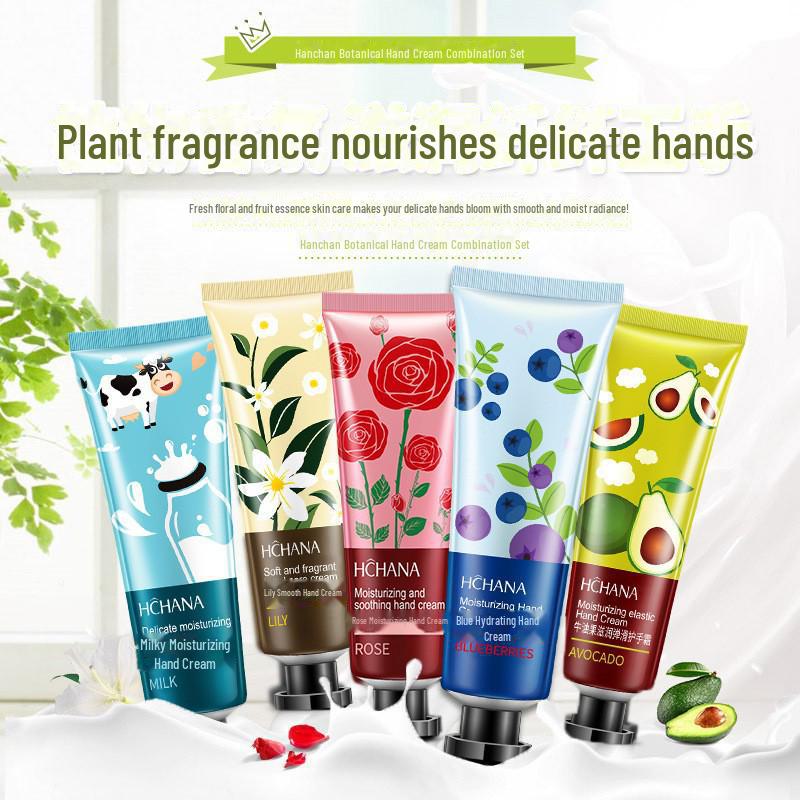 Hanchan Green Plant Hand Cream - Moisturizing & Nourishing, Soft & Smooth Hand Care for Winter