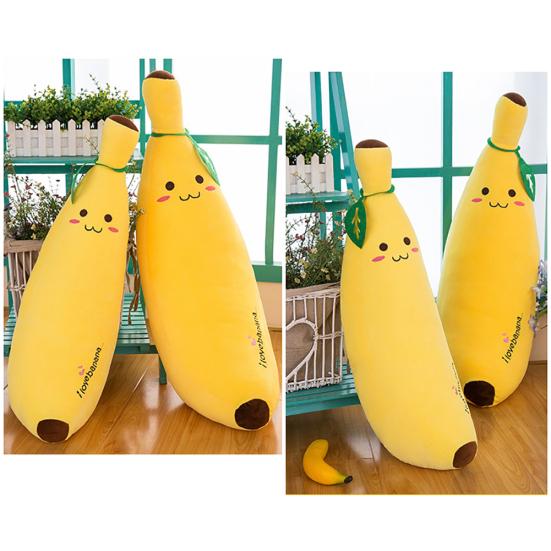 Cartoon Banana Stuffed Plush Doll Children Toy Sofa Pillow Decor Birthday Gift