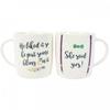 She Said Yes! China Mug Set