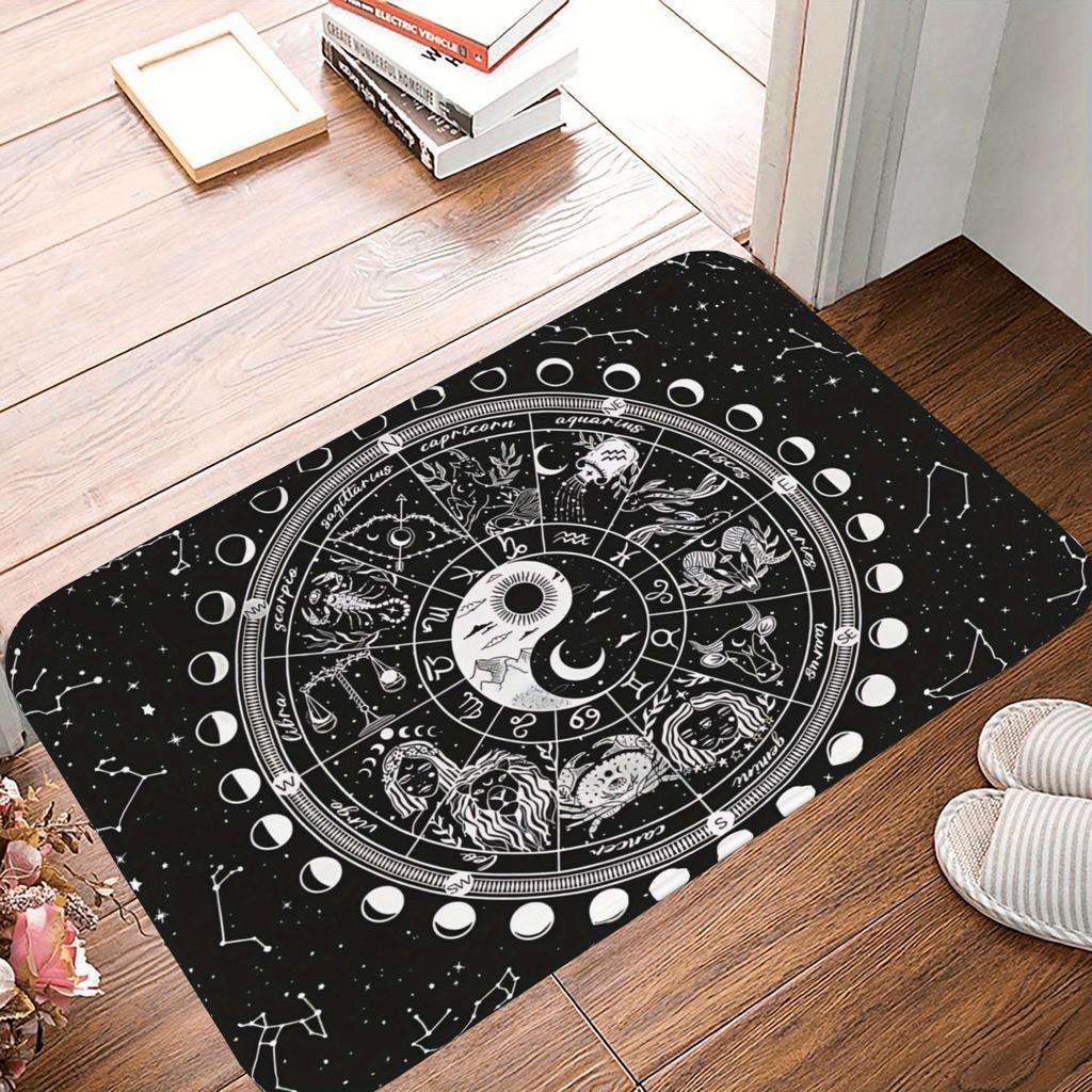 1 шт. Коврик для кухни с сафари-алфавитом, Нескользящий коврик для двери, Поп-дизайн, Коврик для ванной, Коврик для ванной, Ковер для дома, Раковина, Прачечная, Декорери