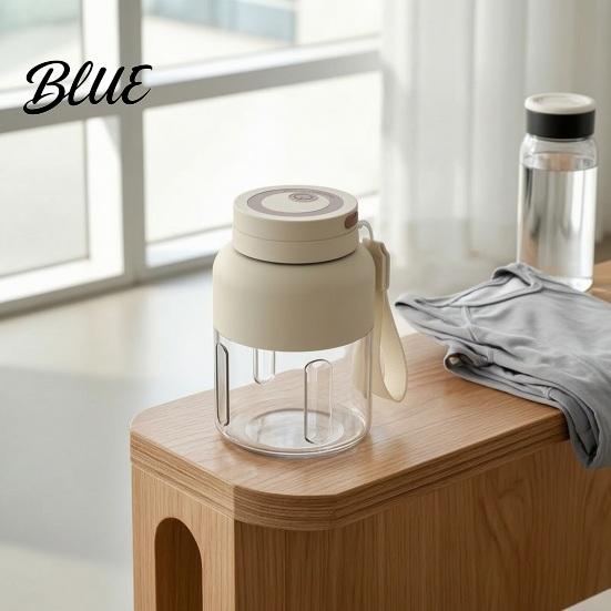 Juice Maker Cordless Juicer Cup with Straw Lid 800ml Portable Blender for Smoothies Fresh 38 Blade Crush Ice Travel Essential Wireless