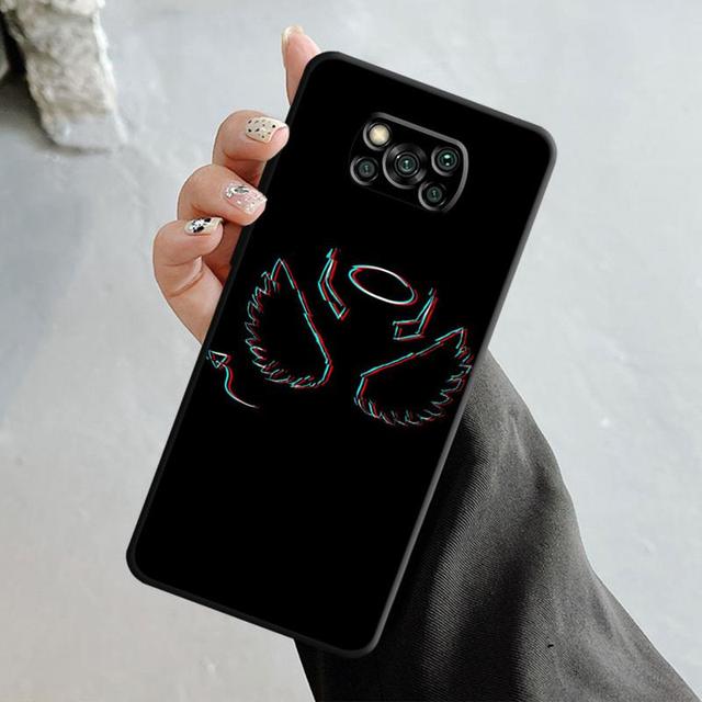 Девушка с крыльями ангела и демона для Xiaomi Poco X3 Nfc X4pro X5 M3 для Mi 12 13 11 10 10t 8 Note10 Lite 11ultra 11t Pro F1 чехол
