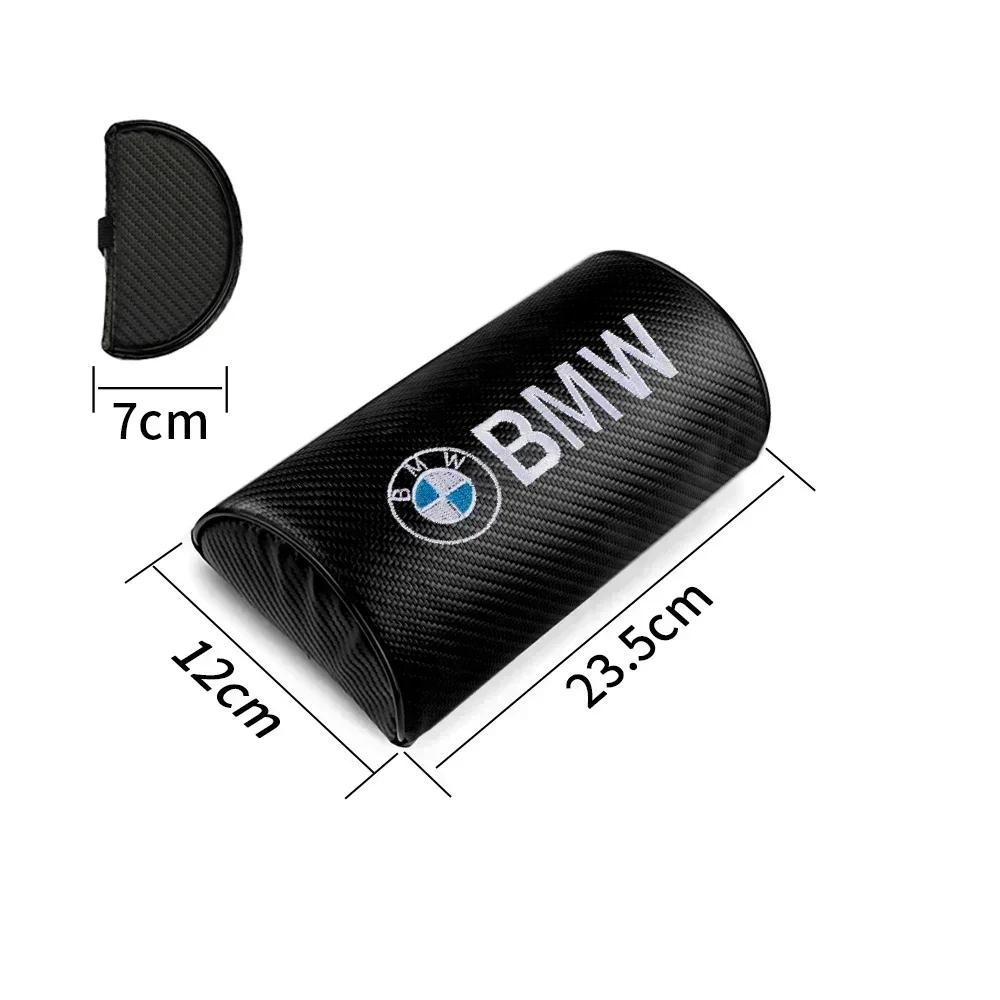 Подушка для подголовника шеи автомобиля из углеродного волокна Для BMW M M3 F10 F30 F20 E28 E36 E39 E46 Performance X1 X2 X5 Аксессуар для поддержки головы сиденья