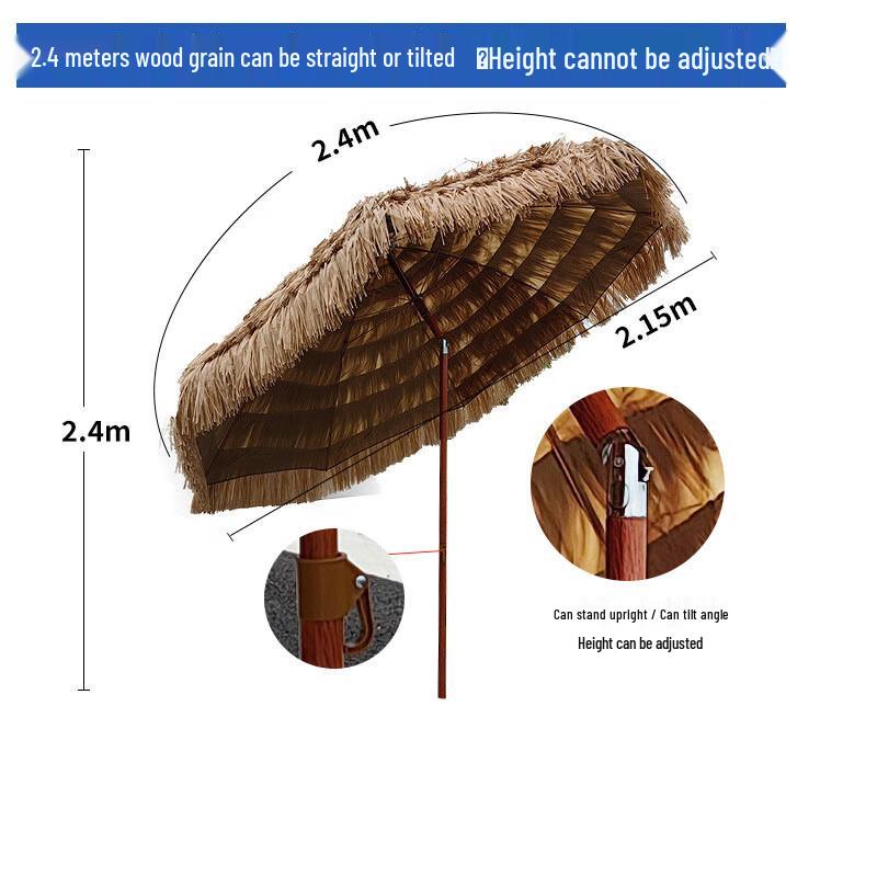 Outdoor Decorative Thatch Umbrella