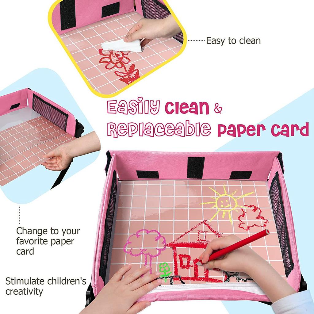 Детское автокресло, поднос для путешествий, водонепроницаемое защитное сиденье, игровой стол для закусок, органайзер для хранения, портативный стол