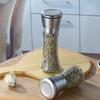 Бутылка для ручного помола из нержавеющей стали, бытовая стеклянная бутылка для приправ, мельница для перца, кухонная бутылка для приправ, мельница для специй
