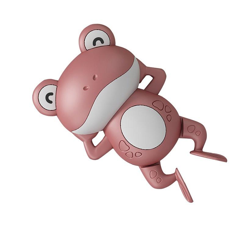 Baby Swimming Bath Toy Cute Cartoon Animal Frog Clockwork Bath Toy Infant Swimming Water Toy KTY