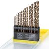 13/19PCS Metric Cobalt Drill Bit Set HSS Twist Drills Tools Straight Shank Hard Metal Twist Drill Bits for Stainless Steel Wood