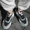 Мужские кроссовки 2024 года, осенние сетчатые дышащие модные шнуровки на толстой подошве в корейском стиле, повседневные кроссовки для бега, удобная спортивная обувь