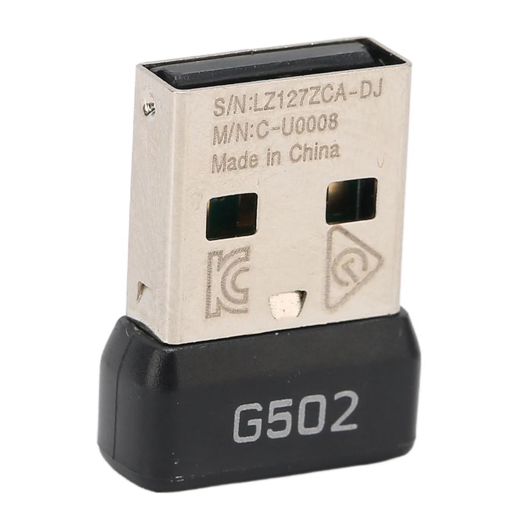 USB Receiver 2.4GHz Wireless Stable Signal Small Portable ABS Metal Mouse Adapter for G502 Mouse