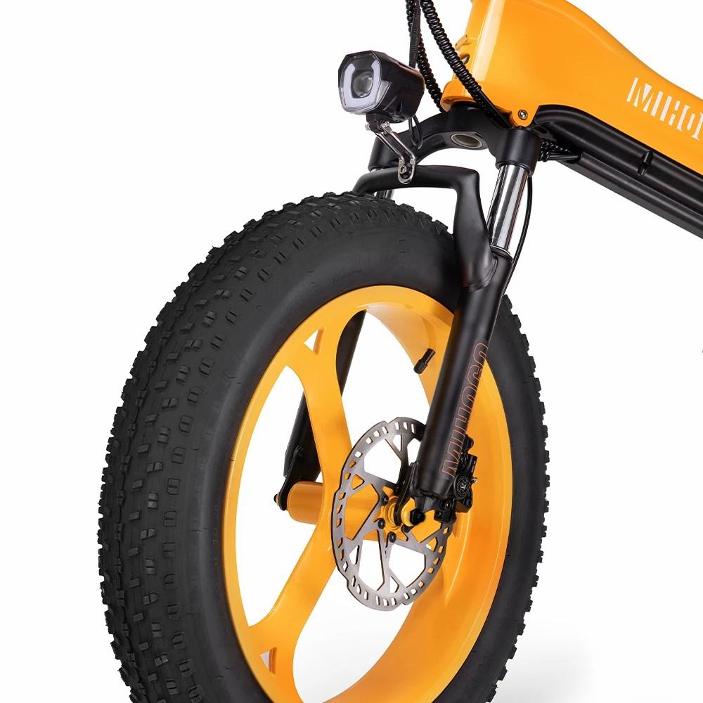 Electric Bicycle Adult MIHOGO 20" 750W Motor CIty Ebike 48V 12.8AH Max Range 100Km Load 120Kg 7 Speed NX