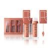 Pudaier Lip Gloss Nude Makeup Matte Matte Velvet Liquid Lipstick с антипригарным покрытием, пятицветная глазурь для губ