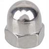 10Pcs 304 Stainless Steel Acorn Hex Cap M6 Thread Dia Acorn Cap Nuts Dome Head Nuts  Fasteners