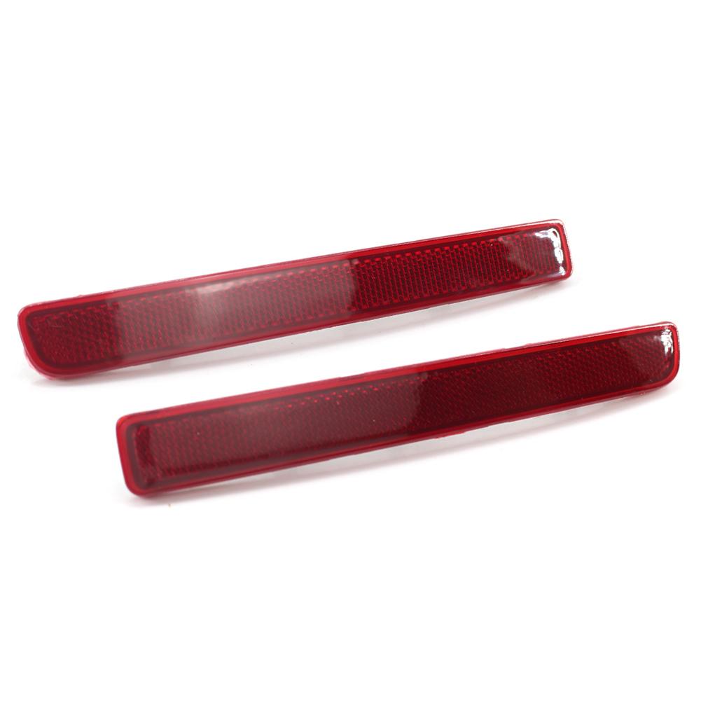 1 пара автомобильных отражателей заднего бампера, красная предупреждающая полоса для линз для Land Rover Discovery 3 Discovery 4 Range Rover Sport