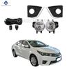 1 Set Fog Lights Headlight For Toyota Corolla Altis 2014 2015 2016  Fog Lamp Cover Grill Bezel Front Bumper Fog Light