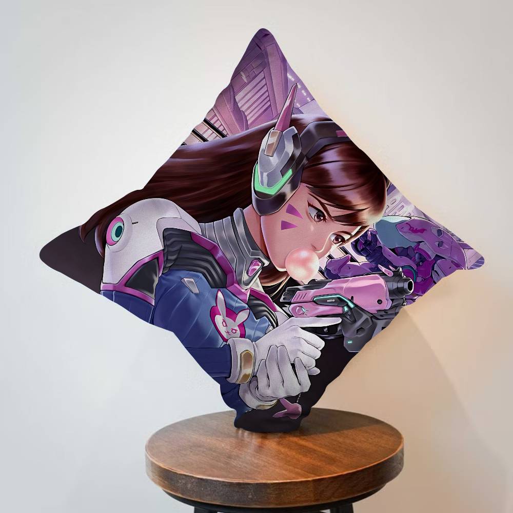 Pop Game OOverwatch Pillowcase Toon Gift Cushion Cover Bedroom Home Sofa Chair Seat Decor Pillow Case