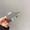 Зеркальный чехол для iPhone 17 Pro Max: Большое Окно Покрытая Металлом Крышка для Подкрашивания Макияжа