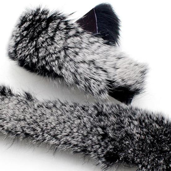 1 пара глушителей для тетивы для стрельбы из лука, амортизация, мягкое на ощупь, нечеткий разделитель струн из искусственного меха кролика рекса, изогнутый традиционный стабилизатор для охотничьего лука