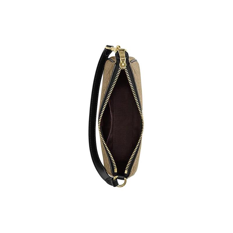 Coach Nolita 19 Color Block Классический Логотип Сумка на плечо из искусственной кожи Маленькая Женская Хаки Черный