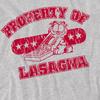 Garfield Mens Property Of Lasagna T-Shirt