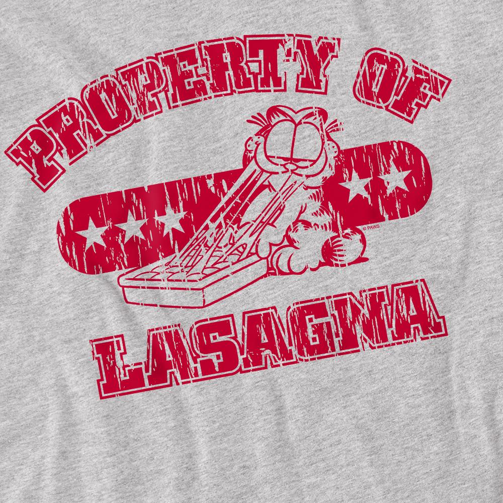 Garfield Mens Property Of Lasagna T-Shirt