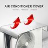 Air Conditioner Cover Aluminum Foil Protector Waterproof Sunshade Heat Insulation Shield Air Conditioner Sun Protection Cover