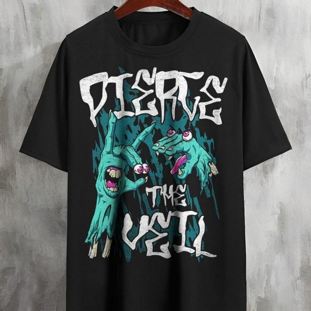 Группа Pierce The Veil Черная Футболка Унисекс Концертная S-5XL Репринт DO793 Унисекс Футболка