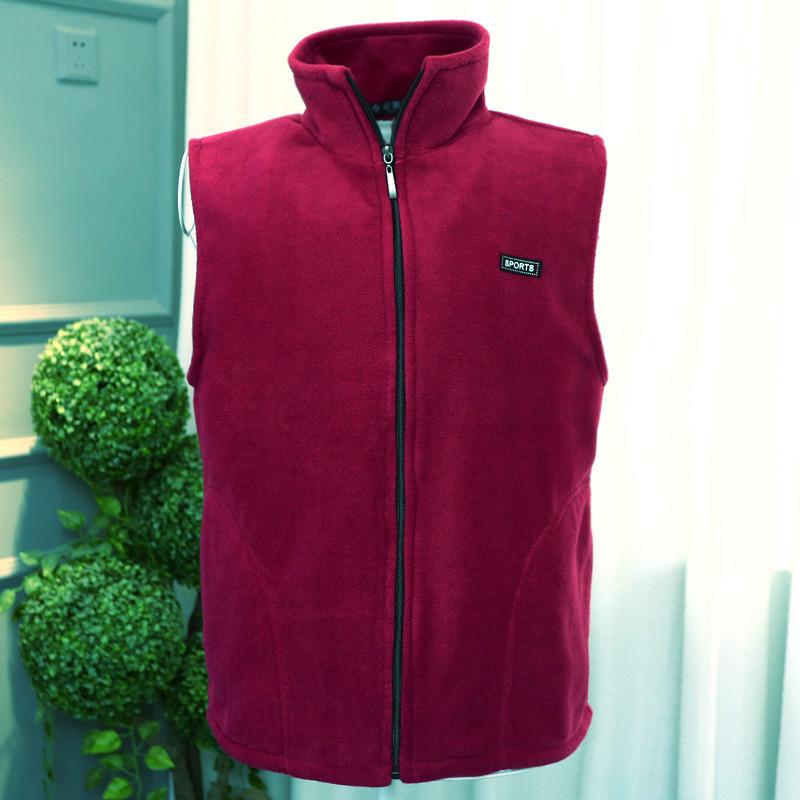 Plus Size Autumn Women Polar Fleece Fabric Vest Large Sleeveless Jacket Fashion Zipper